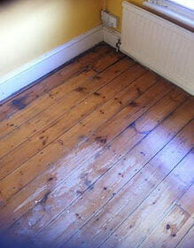 Wood floor sanding